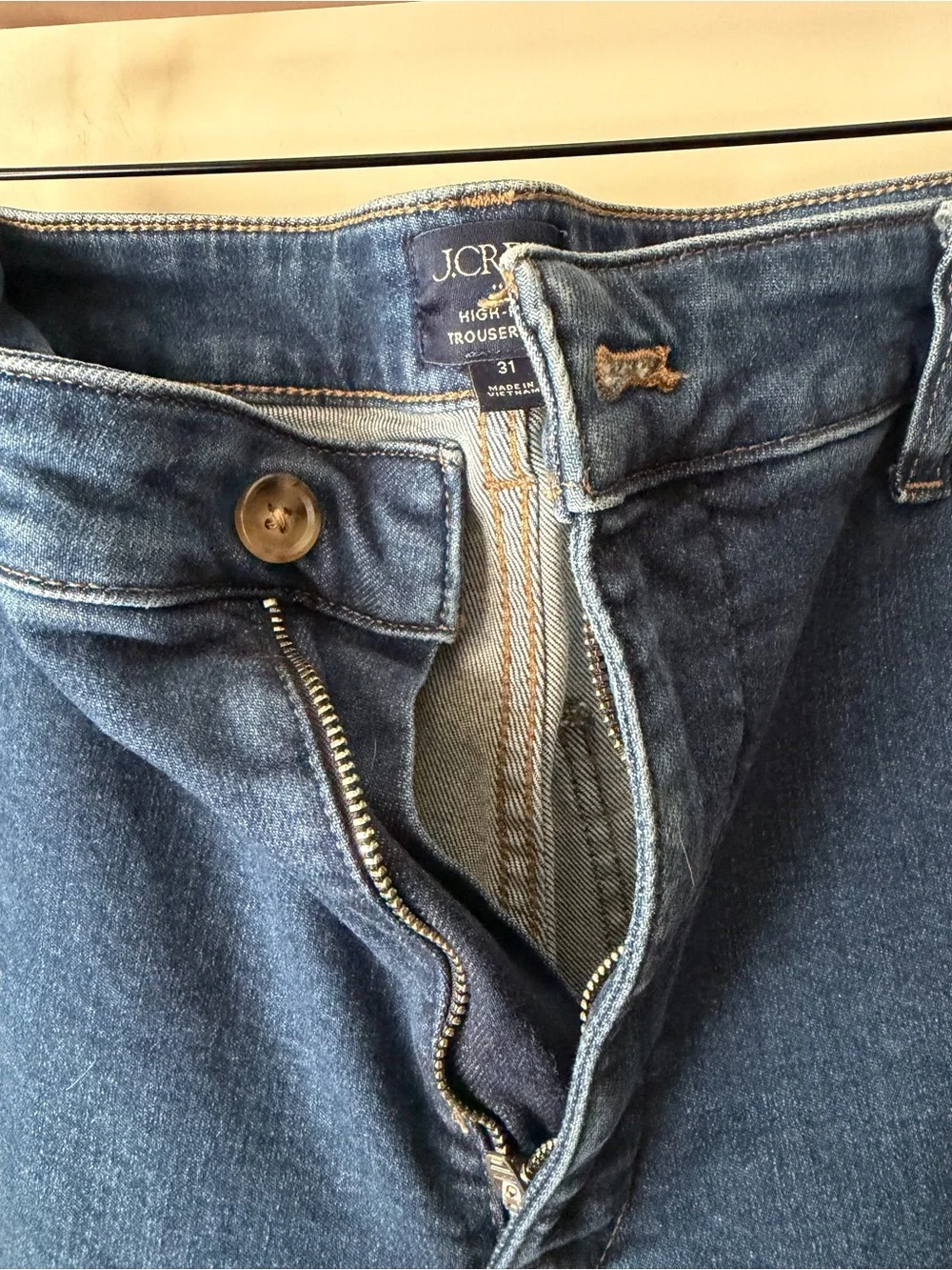 NWOT J. Crew High Rise Wide-Leg Jeans Size 12